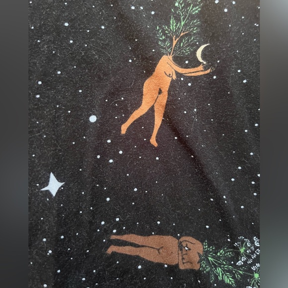 Field Day witchy black mock neck -SMALL - Picture 3 of 4